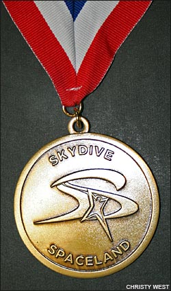 Skydive Spaceland Nationals Medal