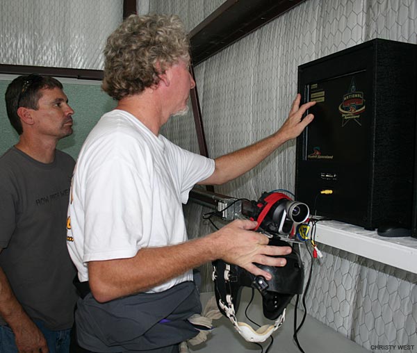 Dubbing a video into CamScore at the 2009 Nationals