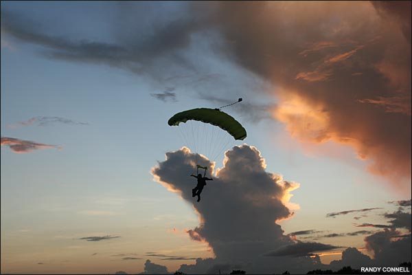 Sunset landing