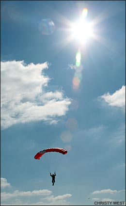 Parachute landing