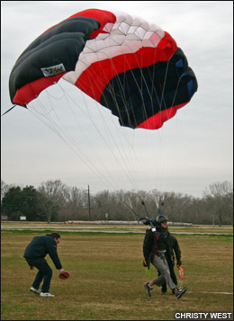 Sport accuracy landing