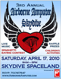 Third Annual Airborne Amputee flyer