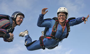 Solo Skydiver Training Program jump