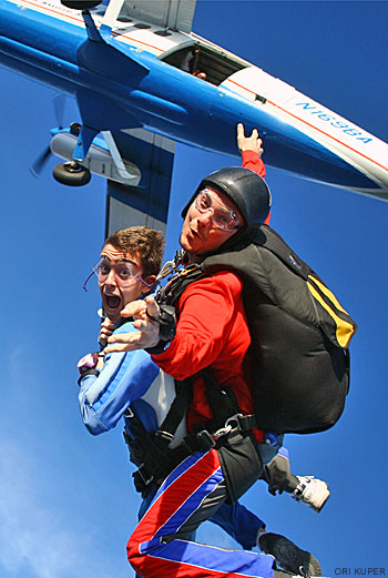 Tandem with videographer