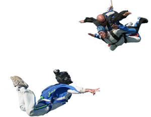 Tandem with videographer