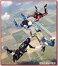 DJ Marvin's 5000th skydive