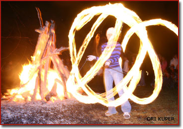 collegiates fire spinning