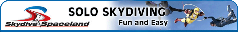 Solo Skydiving is Fun and Easy