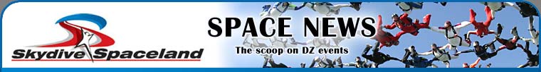 Skydive Spaceland Space News E-Newsletter