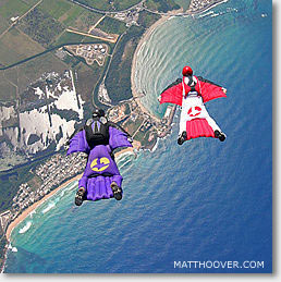 Wingsuit flyers