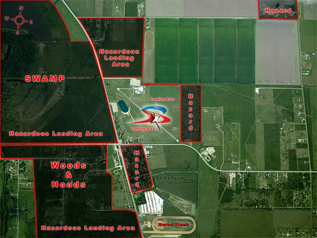 Skydive Spaceland area